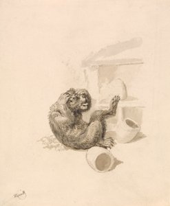 Bear and Bee-Hives by Samuel Howitt