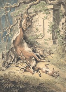Design for the Frontispiece of The British Sportsman by Samuel Howitt