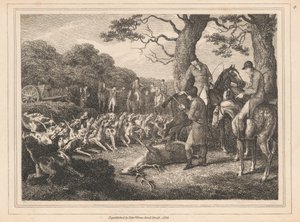 Stag Hunting by Samuel Howitt