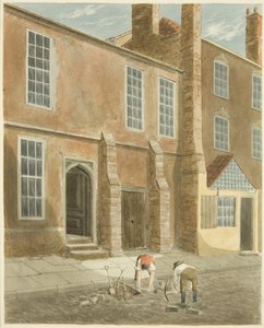 Remains of Bristol Castle on a house in Castle Green by Samuel Jackson