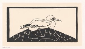 Gannet by Samuel Jessurun de Mesquita (signed by artist)
