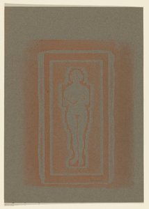 Nude with Book or Stone Tablet in Hand by Samuel Jessurun de Mesquita (signed by artist)