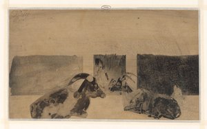 Several Lying Goats by Samuel Jessurun de Mesquita