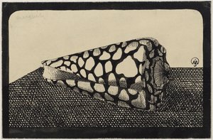 Shell, Facing Left by Samuel Jessurun de Mesquita