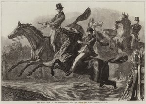 The Horse Show at the Agricultural Hall, the Fence and Water Jumping