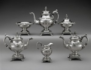 Tea and Coffee Service by Samuel Kirk