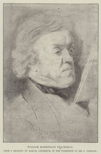 William Makepeace Thackeray by Samuel Lawrence