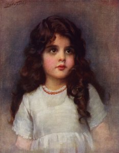 Curly Locks: Portrait of a Pretty Young Girl with Long Dark Curly Hair