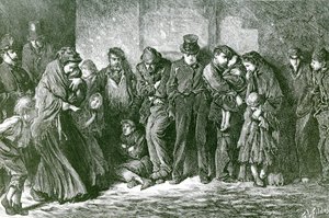 Houseless and Hungry, 1869 by Samuel Luke Fildes