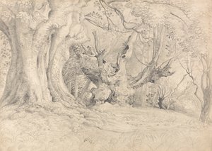Ancient Trees, Lullingstone Park by Samuel Palmer