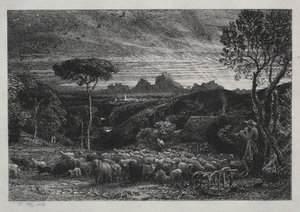 Opening the Fold by Samuel Palmer