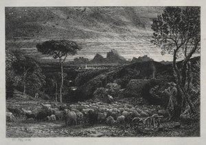 Opening the Fold by Samuel Palmer