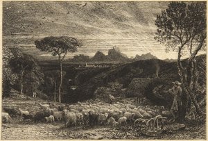 Opening the Fold by Samuel Palmer