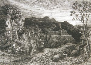 The Bellman by Samuel Palmer