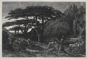 The Cypress Grove by Samuel Palmer