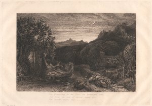 The Homeward Star by Samuel Palmer