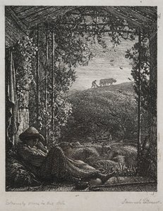 The Sleeping Shepherd by Samuel Palmer