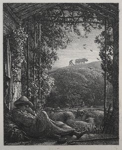The Sleeping Shepherd by Samuel Palmer