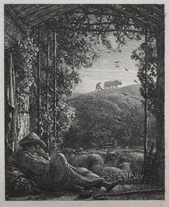 The Sleeping Shepherd by Samuel Palmer