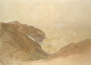 View of Clovelly, Devon, ca. 1848-49 by Samuel Palmer