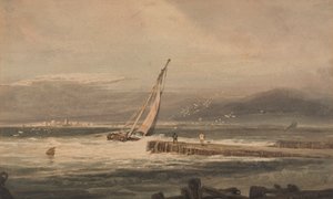 A Stiff Breeze by Samuel Prout