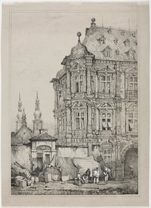 Castle of Martinsburg, Mainz, Germany by Samuel Prout