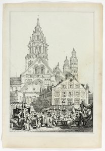 Cathedral at Mayence by Samuel Prout