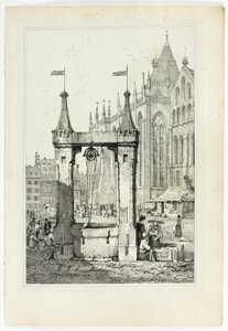 St Omer, Strasbourg, from Facsimiles of Sketches made in Flanders and Germany by Samuel Prout