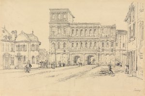 The Porta Nigra, Trier by Samuel Prout