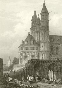 The Cathedral at Worms by Samuel Prout