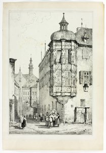 Wurzburg, from Facsimiles of Sketches made in Flanders and Germany by Samuel Prout