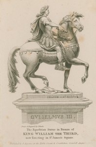 Equestrian Statue of King William III by Samuel Rawle