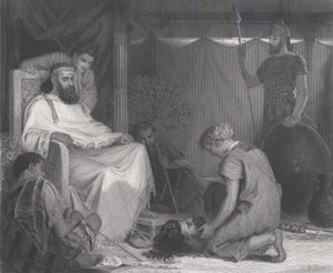David Brought Before Saul, from The Art Journal, opposite p. 100