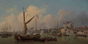 A View of the Tower of London, Supposed on his Majesty