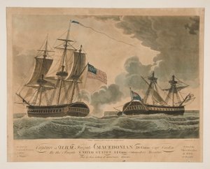 Capture of H. B. M. Frigate Macedonian by United States by Samuel Seymour