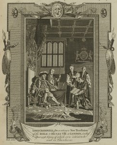 Lord Cromwell Presenting a New Translation of the Bible to King Henry VIII in 1538 by Samuel Wale