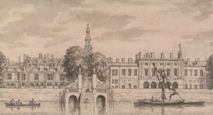 Old Somerset House by Samuel Wale
