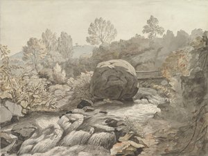 A Rocky Stream, Italy