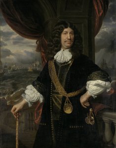 Portrait of Mattheus van den Broucke (1620-1685), Councillor of the Indies by Samuel van Hoogstraten