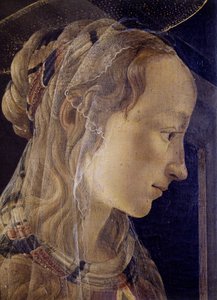 Retable de Saint-Ambroise (Saint Ambroise) or Retable des Convers. Detail (Saint Catherine of Alexandria) by Sandro Botticelli