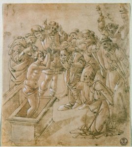 The Raising of the Son of Theophilus by Sandro Botticelli
