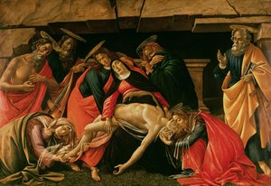 Lamentation over the Dead Christ by Sandro Botticelli