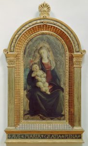 Mary with Child in a Glory of Angels by Sandro Botticelli