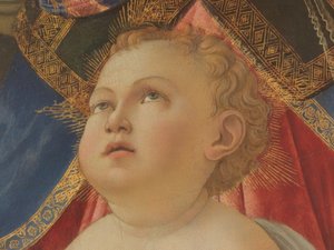 Mary with Child and Five Angels