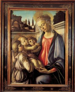 Mary with Child and Two Angels