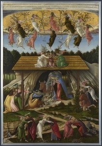 Mystical Birth of Christ. 1500 by Sandro Botticelli