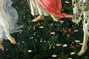Primavera (detail) by Sandro Botticelli