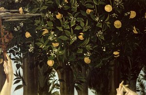 Primavera (detail) by Sandro Botticelli