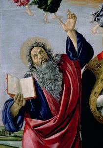 The Coronation of the Virgin Altarpiece of St. Mark (detail) by Sandro Botticelli