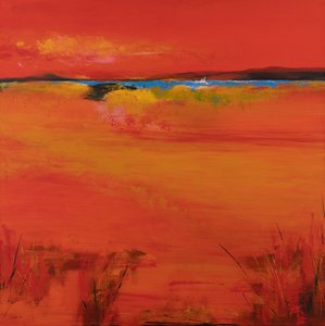 Earth Warming, 2022 by Sandy Iseli